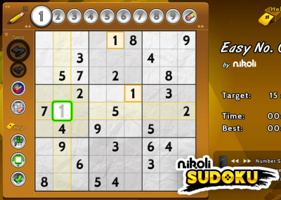 Nikoli Sudoku on Amazon Fire TV